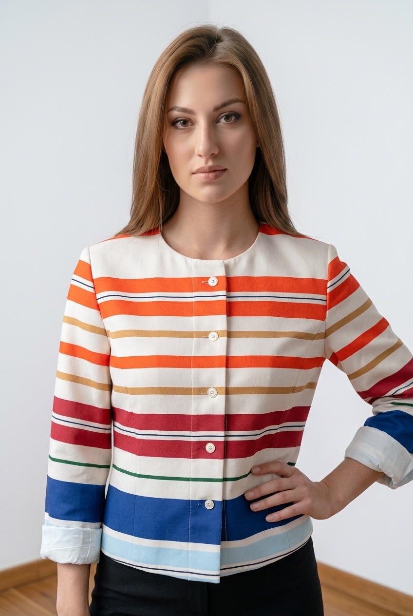 קרדיגן פסים צבעוני Stella McCartney